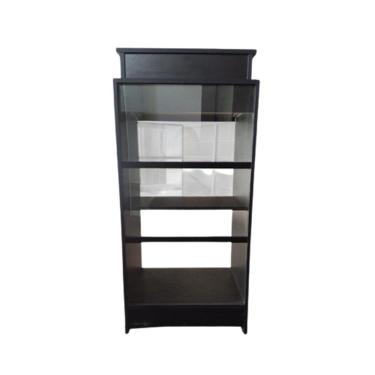 Imagem de Balcão Caixa Vitrin Lojas E Comércios 100% Mdf Preto Desmontado - Suprema Móveis