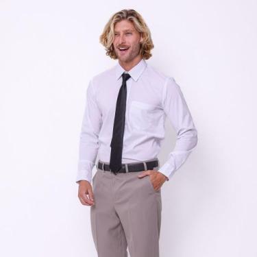 Imagem de Camisa Masculina Social Fit Confeccionada em Tecido de Poplin - Blink 