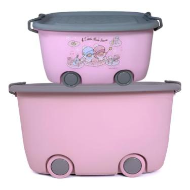 Imagem de Kit 2 Organizador P/Bonecas Carrinhos Jogos Livros - P E M