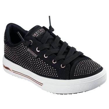 Imagem de Skechers Tênis feminino Arch Fit Arcade-Gem Steps, Preto/ouro rosa, 40
