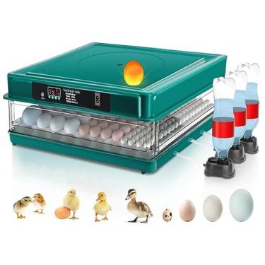 Imagem de Chocadeira Eletrica Automatica, Chocadeira de Ovos de Galinha 220v, Incubadora Inteligente para 64 Ovos