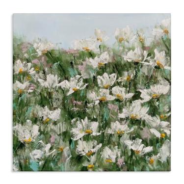 Imagem de Stupell Industries Arte de parede em tela Daisy Field in Springtime por Emma Bell, 61 x 61 cm