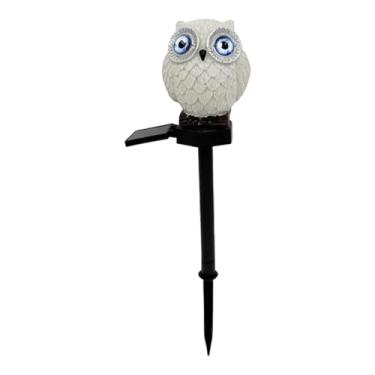 Imagem de FashionCha Luz Solar para Jardim Ao Ar Livre, Pátio, Anoitecer Ao Amanhecer, Decoração à Prova D'água, Estatueta de, Iluminação para Caminho, Presente, Branco, Tamanho real