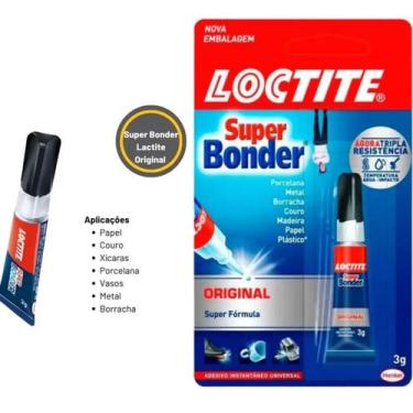 Imagem de Cola Super Bonder Original Loctite 3 G Forte Rápida Secagem