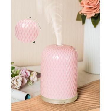 Imagem de Difusor de óleo essencial Onaboviva 110mL Ceramic USB Pink