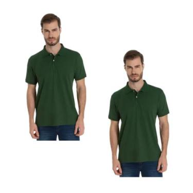 Imagem de Kit 2 Camisas Gola Polo Masculina De Alta Qualidade Linha Premium Não 