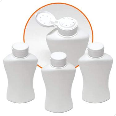 Imagem de Frasco para Talqueira 100g (3un) Porta Talco Pó Mamãe Bebê - ACETPLACE