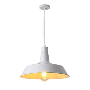 Imagem de CHENKUI Lustres de metal industrial Macaron Abajur decoração dinamarquesa luminária pendente luminárias base E27/E26, lustre de teto criativo de cabeceira para sala de jantar, quarto, corredor, quarto
