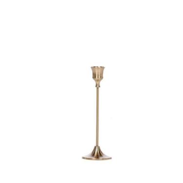 Imagem de Castiçal votivo castiçal estilo europeu ornamentos de metal doméstico ferro galvanizado decoração de casamento ornamentos de comida ocidental suporte de vela sala de jantar D