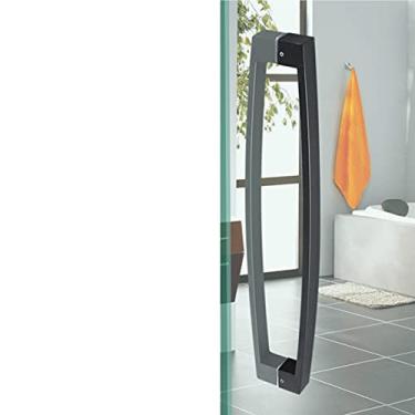 Imagem de Puxador de vidro, porta de correr simples, casa, casa de banho, chuveiro, móveis, acessórios de ferragens para portas de vidro: substitua as maçanetas de portas antigas ou danificadas (tamanho: 440 mm