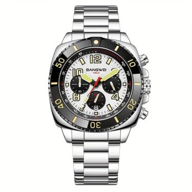 Imagem de RelógioDesign com mostrador fosco, cronómetro, código de tempo