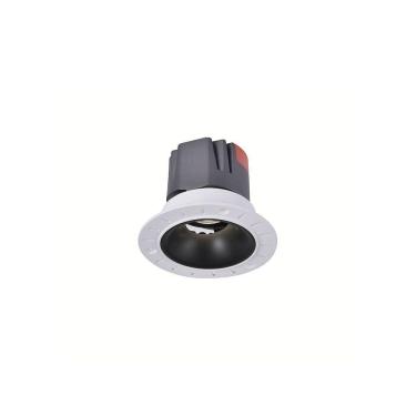 Imagem de Spot De Embutir Nordecor Zagle No-frame Redondo Led Alto Irc 97 5w Bivolt Preto 2700k Luz Amarela
