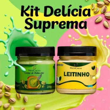 Imagem de Kit Delícia Suprema  Creme de Pistache + Creme de Leite Ninho  Cremes 