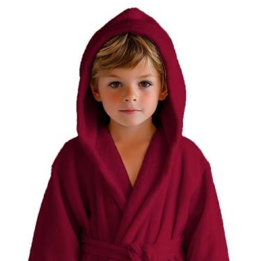 Imagem de Roupão Juvenil com Bolso Manta Flannel/Roupão Infantil de 05 a 08anos 