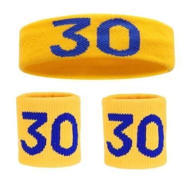 Imagem de Bandanas esportivas para homens e mulheres, faixa de cabeça com absorção de umidade, faixas de suor para toalha atlética elástica macia para basquete, tênis, malhar