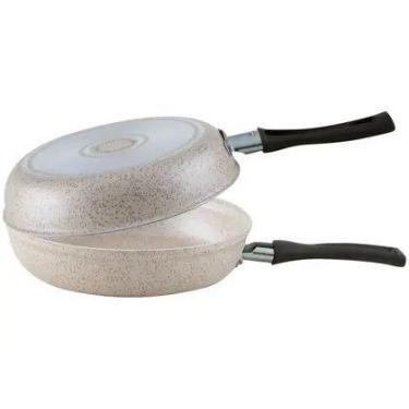 Imagem de Omeleteira 18cm 0,75l Ceramic Life Vanilla Ref:7244359 Brinox