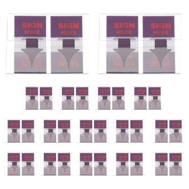 Imagem de PATIKIL 800 peças Sign Here Tabs, Sign Here Post Flags Stickers Adhesive Arrow Labels Message Date Signature for Documents Office Supplies Notebook Notes, Roxo