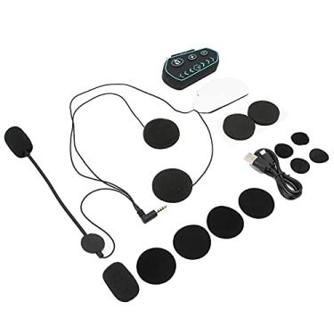 Imagem de VBESTLIFE Capacete Fone de Ouvido à Prova D'água HiFi Com Qualidade de Som para Dirigir Motocicleta, IP67 à Prova D'água + CSR 5.0 + 160 Horas de Duração de Música para Motociclistas/Motoristas,