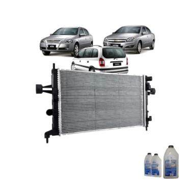 Imagem de Kit Radiador GM Astra Vectra 2009 + Água Desmineralizada Radiadores e Baterias