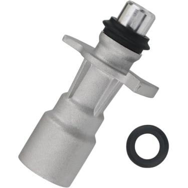 Imagem de Conector de entrada do refrigerador de óleo do motor de alumínio atualizado - compatível com Jaguar, Land Rover Range Rover Sport LR4 3.0L V6/5.0L V8, substitui LR028136 LR011997 LR030593 C2Z18658