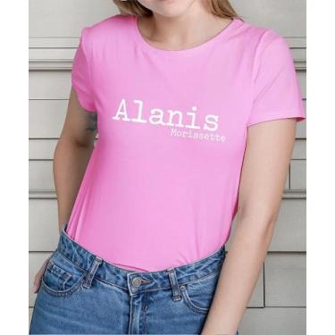 Imagem de Camiseta Camisa Adulto Feminina Masculina Algodão Alanis Morisset te C