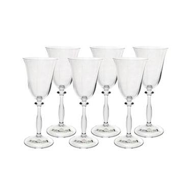 Imagem de Conjunto de Taças para Vinho Branco Bohemia Angela em Cristal Ecológico 185ml - 6 Peças