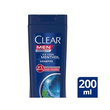 Imagem de Shampoo Clear Men Anticaspa Ice Cool Menthol 200ml