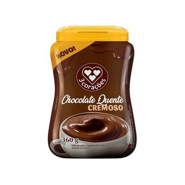 Imagem de Chocolate Quente Cremoso 3 Corações Pote 360g
