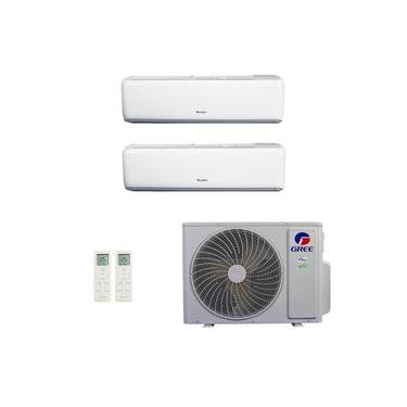 Imagem de Ar-Condicionado Multi Split Inverter Gree 30.000 (1x Evap HW 9.000 + 1x Evap HW 24.000) Quente/Frio 220V