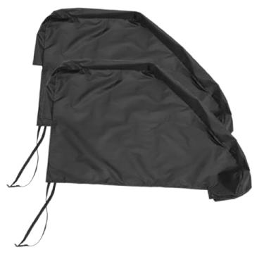 Imagem de Mikinona 2 peças de capas de engate de reboque, protetor de lingueta, capa de bloqueio de acoplamento de bola de reboque para trailers e trailers de viagem