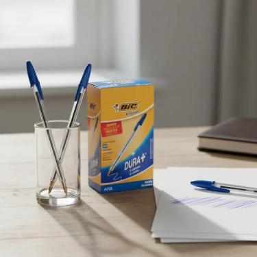 Imagem de Caneta Esferográfica Bic Cristal Azul - Caixa 50 Unidades Ex