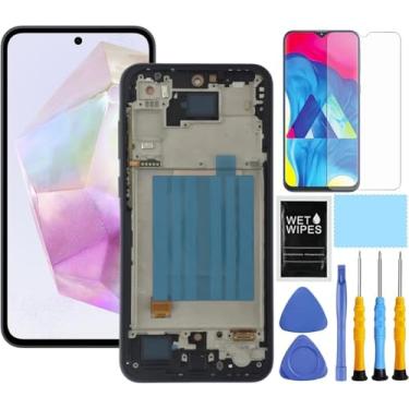 Imagem de ZTOOYO Substituição de tela para Samsung Galaxy A35 5G com moldura para Samsung A35 kit de substituição de tela A356u s356vl A356a A356w A356e LCD Touch Display digitalizador com ferramentas