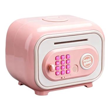 Imagem de Cofrinho Infantil,Caixa Multibanco de Brinquedo com Moedas Reais,com Código e Senha de Impressão Digital | Presente Aniversário para Rapazes e Raparigas dos 3 aos 12 Anos para Brincar e