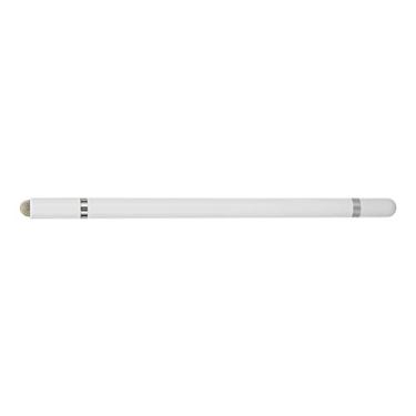 Imagem de Caneta Stylus universal para tela sensível ao toque, caneta Stylus capacitiva de alta sensibilidade e precisão, posicionamento preciso com 2 pontas de fibra para tablets e celulares (branca)