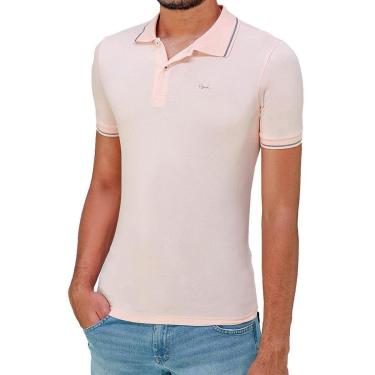 Imagem de Camisa Polo Manga Curta Masculina 00749015 Slim Ogochi Rosa-Masculino