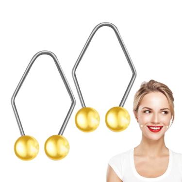 Imagem de Treinador de Sorriso Natural,Exercitador de músculos faciais para um sorriso - Produtos de beleza facial para sorriso para estudar, trabalhar, ler, digitar, dormir