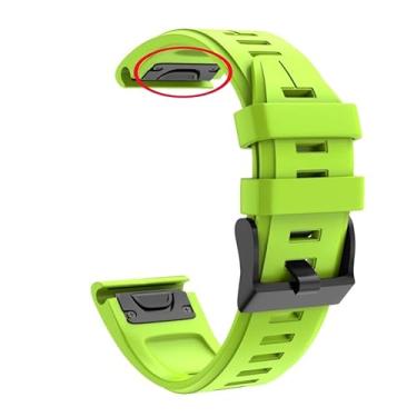 Imagem de IENYU Pulseira de silicone de 20 mm para relógio Garmin Fenix 6 6S Pro 5 5S Plus D2 Delta S Descent Mk2S pulseira de relógio inteligente de liberação rápida (H, para D2 Delta S)