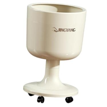 Imagem de Ｂｅｓｇａ Lixeira com Rodas, Grande Capacidade, Design Compacto, Ideal para Cozinha, Quarto E Banheiro, Branco, Tamanho real