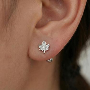 Imagem de Brincos femininos de cartilagem 16G hipoalergênicos de aço cirúrgico para orelhas sensíveis Helix Tragus Conch, 16g,6mm, Metal, Sem pedra preciosa