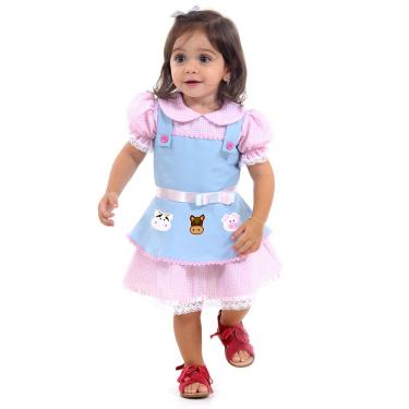 Imagem de Fantasia Fazendinha Bebe - Tamanho P (1 ano) - 911635 - Sulamericana