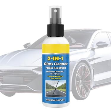 Imagem de Limpador de para-brisa de carro, spray hidrofóbico de 100 ml - Spray de lavagem de janela, para interior de veículos automotivos SUV RV motocicleta caminhão
