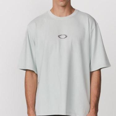 Imagem de Camiseta Oakley Ellipse Rocky Mist, GG, White linen