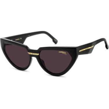 Imagem de Óculos de Sol Carrera Victory C20S 807 57K2 Preto Feminino - Preto - Feminino - Único-Feminino