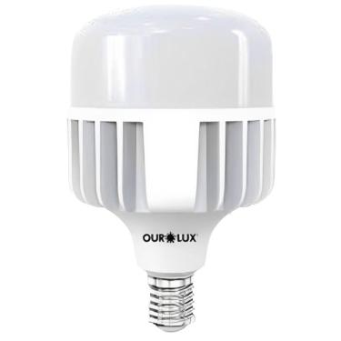 Imagem de Lâmpada Superled Alta Potência T 80 Watts Bivolt 6500k E27 20383 Ourolux Lampada Superled Alta P