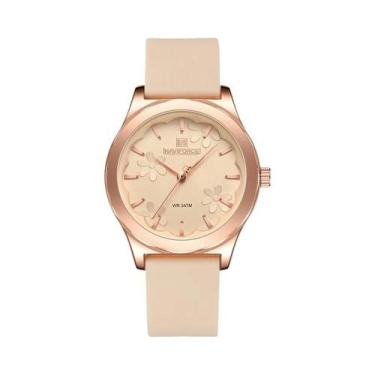 Imagem de Relógio De Pulso Feminino À Prova d'Água Com Pulseira De Silicone NAVI