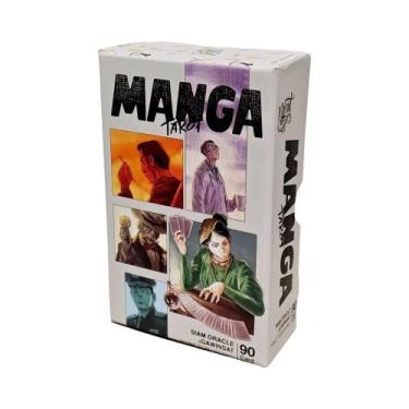 Imagem de Conjunto De Cartas De Tarô Manga Com 90 Peças Em Caixa Rígida, 78 Cart