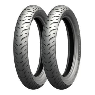 Imagem de Par Pneu Michelin Pilot Street 2 Sem Câmara 80/100-18 + 90/9 - Congrat