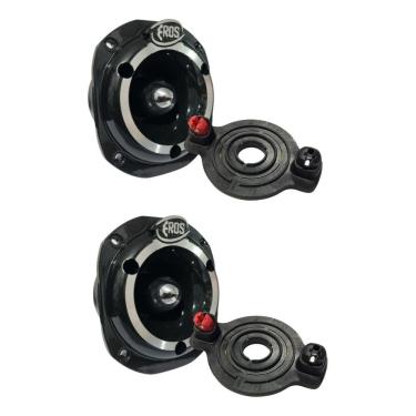 Imagem de Kit 2 Super Tweeter Eros Eta 44 Preto 300w + 2 Reparo Eta44