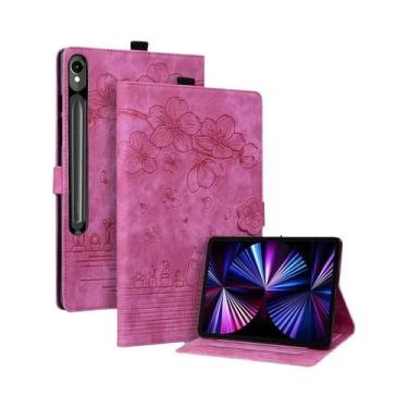 Imagem de Capa Flip Luxuosa Com Suporte Para Samsung Galaxy Tab S10 FE plus 13.1