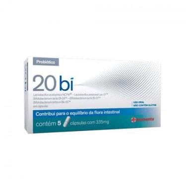 Imagem de Regulador Intestinal 20 Bí Com 5 capsulas Com 335Mg - Momenta